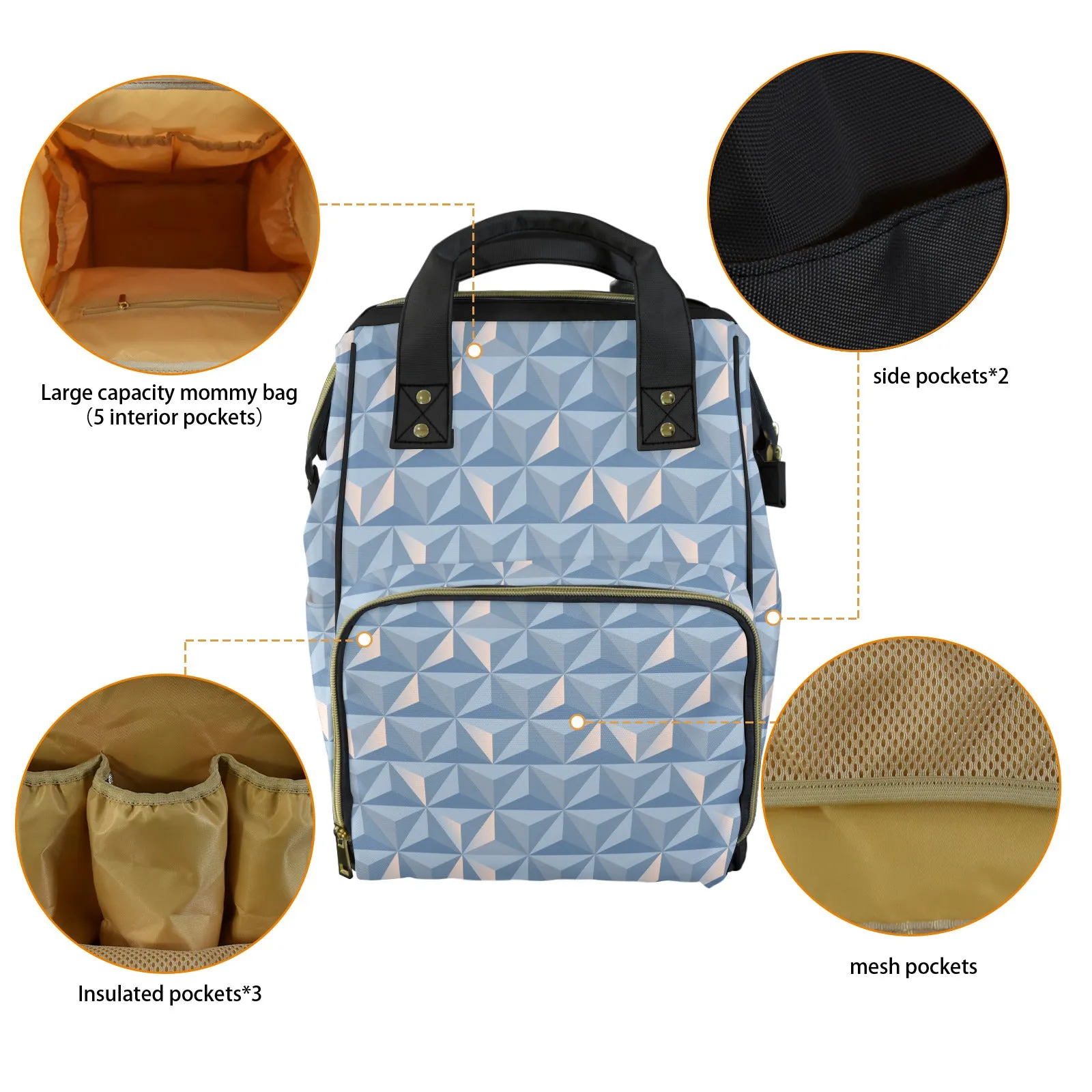 World Traveler Multi-Function Diaper Bag