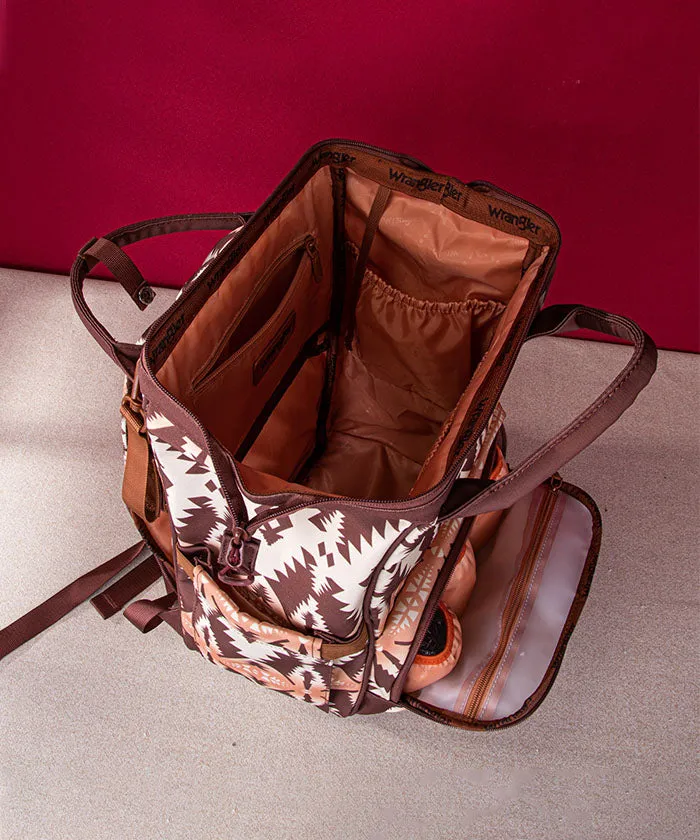 Wrangler Aztec Southwestern Print Diaper Bag