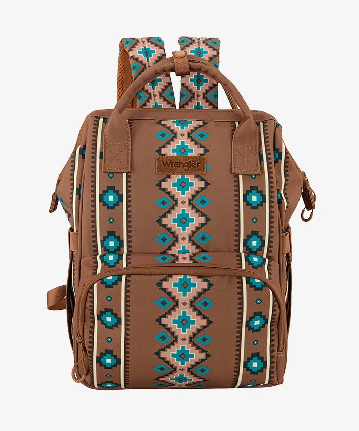Wrangler Aztec Southwestern Print Diaper Bag