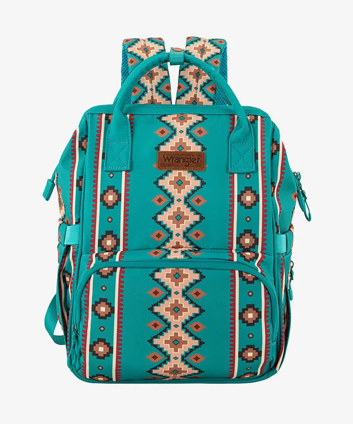 Wrangler Aztec Southwestern Print Diaper Bag