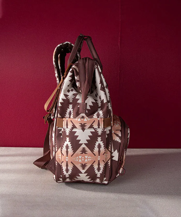 Wrangler Aztec Southwestern Print Diaper Bag