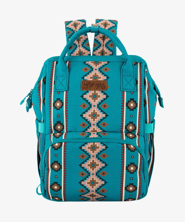 Wrangler Aztec Southwestern Print Diaper Bag