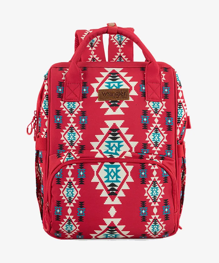 Wrangler Aztec Southwestern Print Diaper Bag