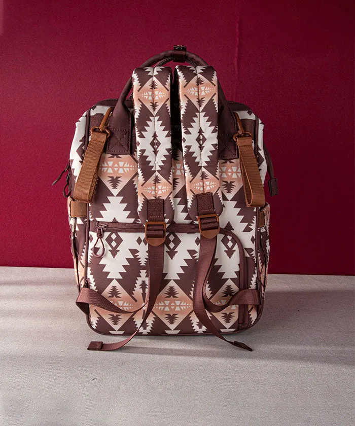 Wrangler Aztec Southwestern Print Diaper Bag