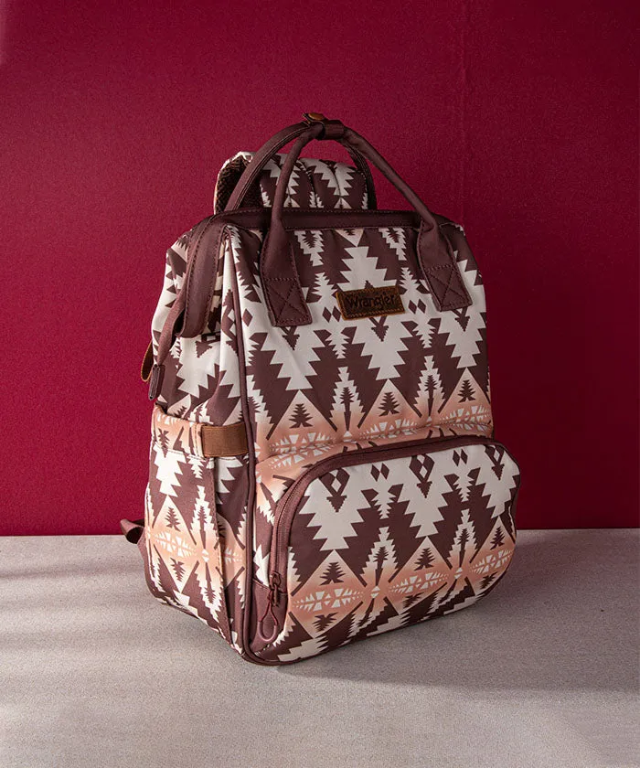 Wrangler Aztec Southwestern Print Diaper Bag