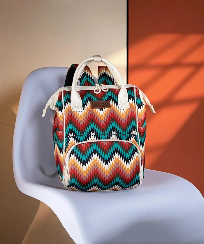 Wrangler Southwestern Print Diaper Backpack