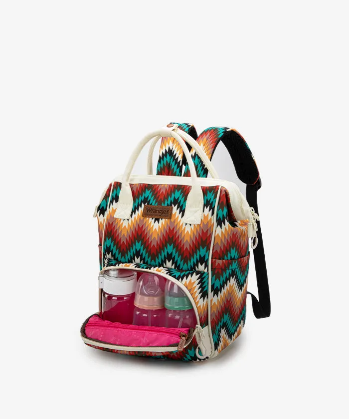 Wrangler Southwestern Print Diaper Backpack