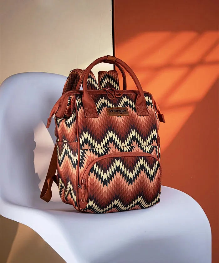 Wrangler Southwestern Print Diaper Backpack