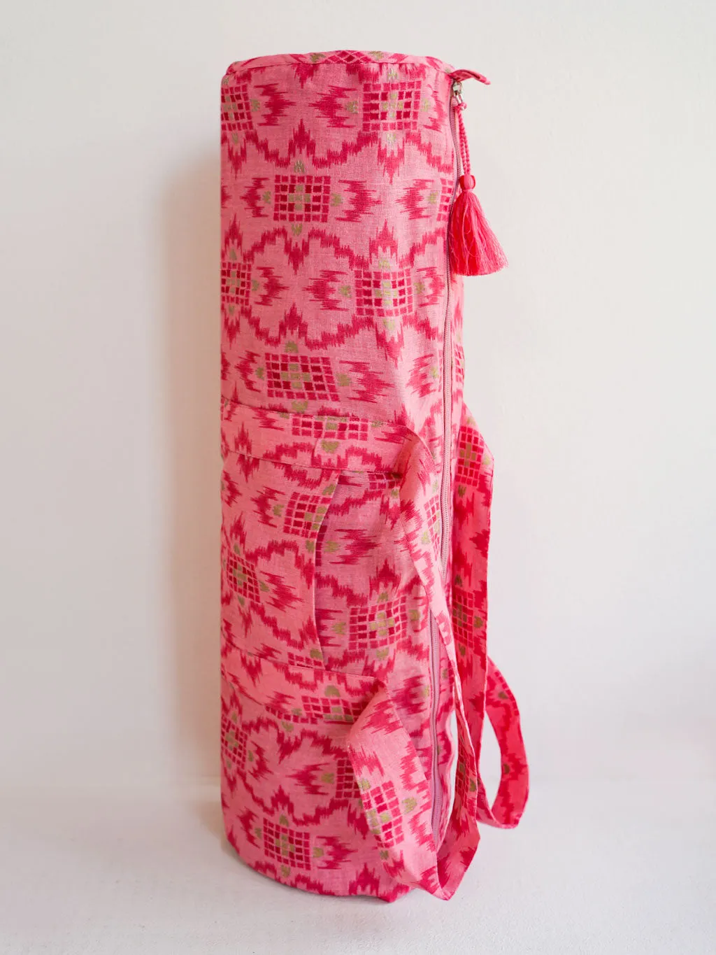 Yoga Mat Bag Ikat Coral