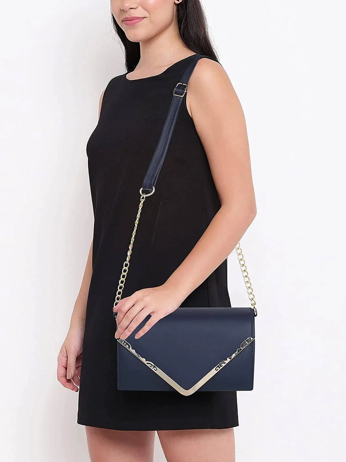 zubstore Crossbody Navy Colour Slingbag For Womens & Girls